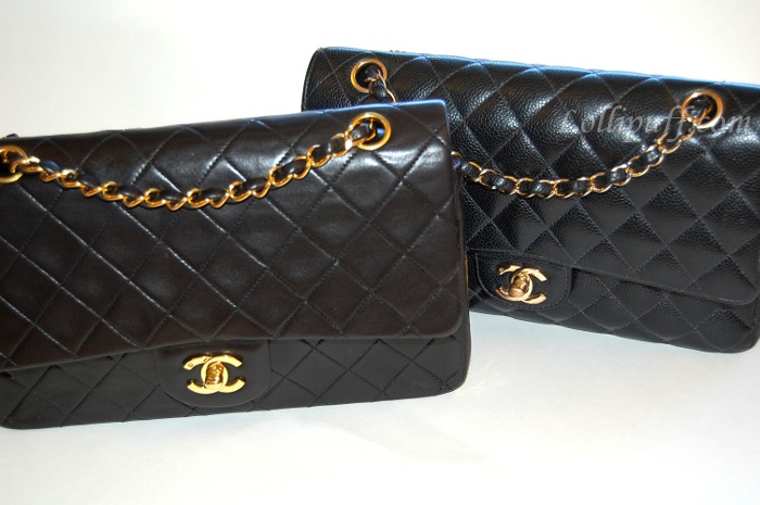 Chanel Caviar vs Lambskin Leather: Which is Better? • Petite in Paris