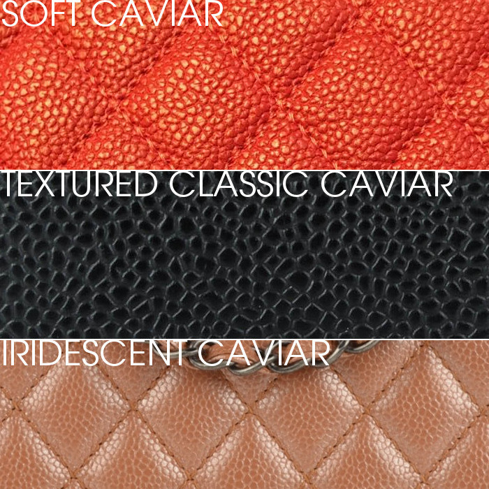 Chanel Caviar Leather Reference Guide Lollipuff