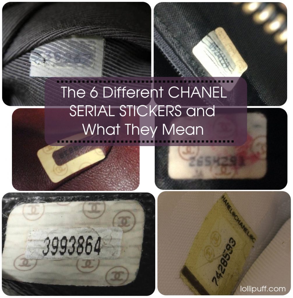 Guide to: how to read Chanel serial numbers  l'Étoile Luxury Vintage –  l'Étoile de Saint Honoré