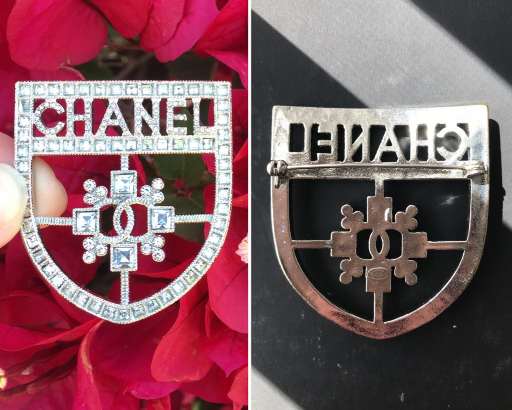 cc brooch pin for women chanel