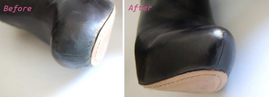 how to fix scuffs on leather couch