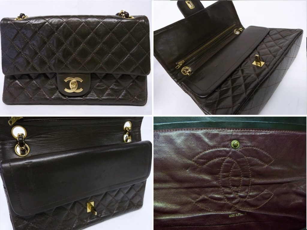 gold chain chanel bag authentic