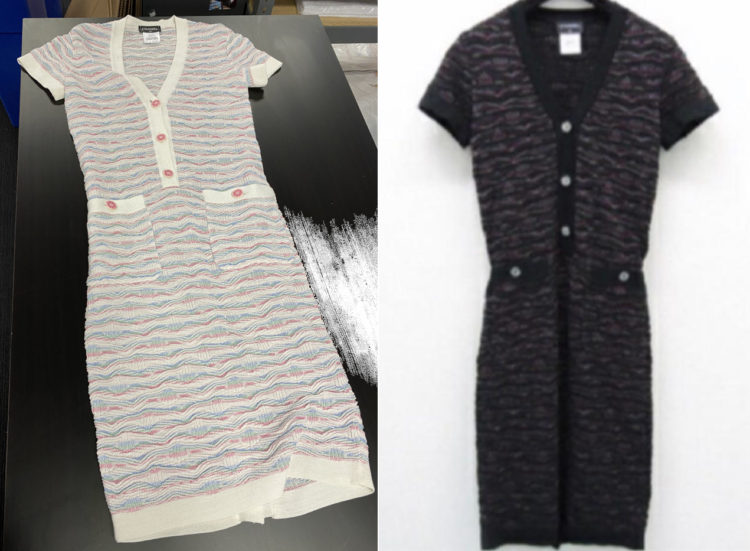 chanel fake vs authentic dress