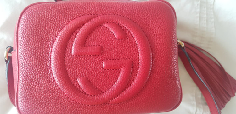 Gucci Kids Camera Bag in Blue, Leather | Handbag Clinic